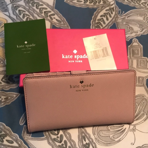 kate spade Handbags - NWT Kate Spade Cedar Street Stacy Wallet Rosy Dawn